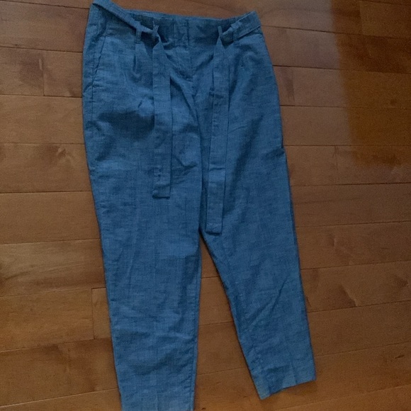 NWOT chambray high waisted pants - Picture 2 of 7